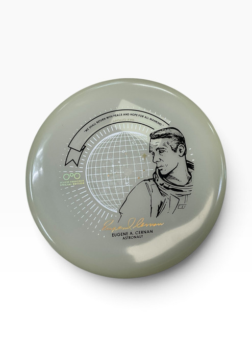 Vist Large View of Product Image Which is Used Streamline ECLIPSE PARACHUTE SE Disc Golf Putter White 152g