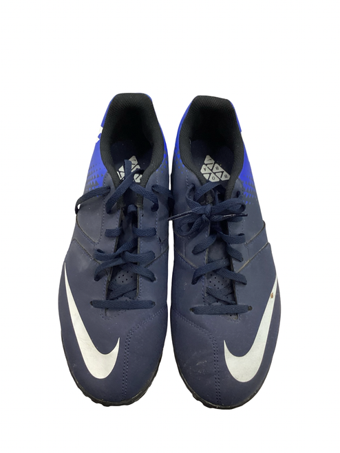 Vist Large View of Product Image Which is Used Nike BOMBA Soccer Indoor Shoes Royal Blue Youth 06.0