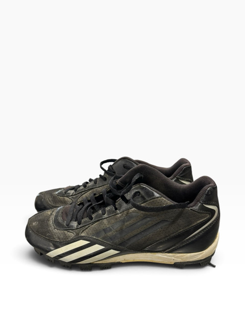 Vist Large View of Product Image Which is Used Adidas 3 STRIPE BB/SB Cleats Black Senior 9.5