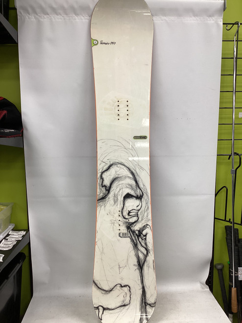 Vist Large View of Product Image Which is Used Rossignol PREMIER 147 Mens Snowboard Only White 147 cm