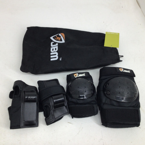 Vist Large View of Product Image Which is Used Jbm SMALL PROTECTIVE PAD SET Inline Protective Set Black SM