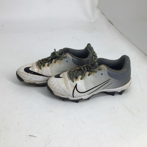 Vist Large View of Product Image Which is Used Nike HYPERDIAMOND 4 KEYSTONE GG JR 4 BB CLEAT BB/SB Cleats Grey Junior 04