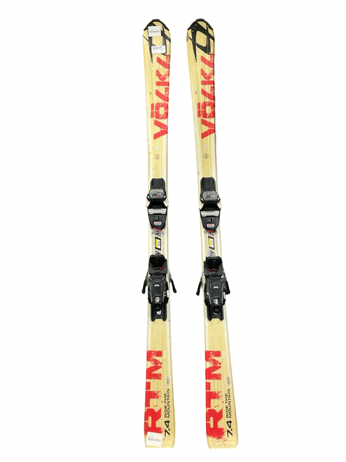 Vist Large View of Product Image Which is Used Volkl RTM 7.4 Mens DH Ski/Binding Beige 163 cm
