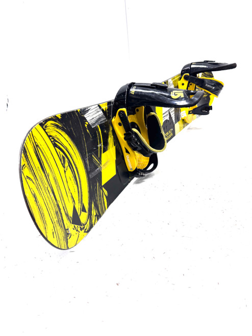 Vist Large View of Product Image Which is Used Burton 160CM WIDE LTR BURTON BND LARGE Mens Board/Bindings Yellow 160 cm