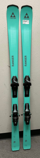 Vist Large View of Product Image Which is Used Fischer RANGER Boys DH Ski/Binding Teal 150 cm