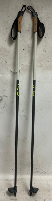 Vist Large View of Product Image Which is Used Swix ONE WAY DIAMOND FX JR Boys XC Ski Poles Beige 110 cm / 44 in