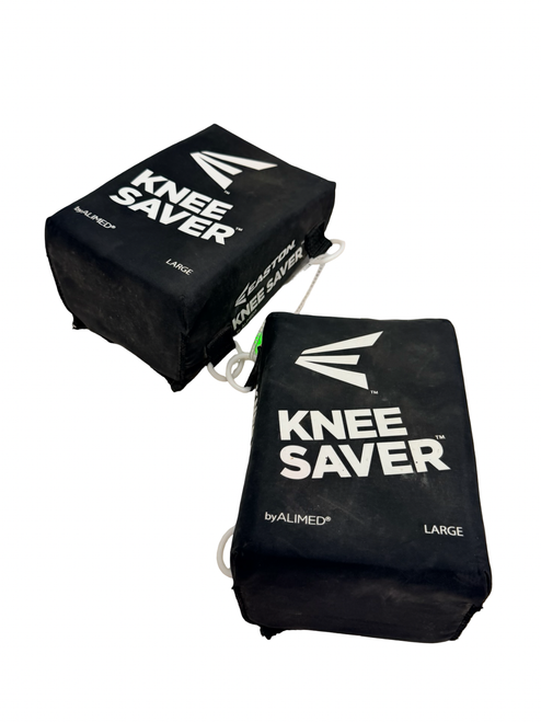 Vist Large View of Product Image Which is Used Easton KNEE SAVER Catchers Knee Savers Black LG