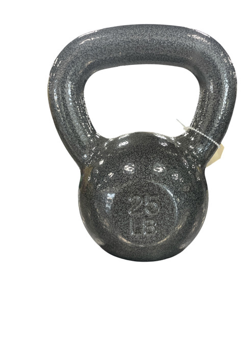 Vist Large View of Product Image Which is Used CAP Kettle Dumbbell Kettlebell 25 lb Black (Each), front view