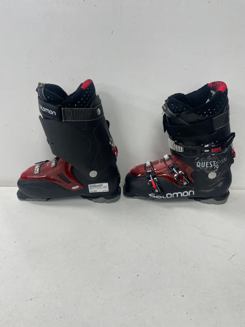 Vist Large View of Product Image Which is Used Salomon QUEST ACCESS 70 Mens DH Ski Boot Black 280 MP - M10 - W11