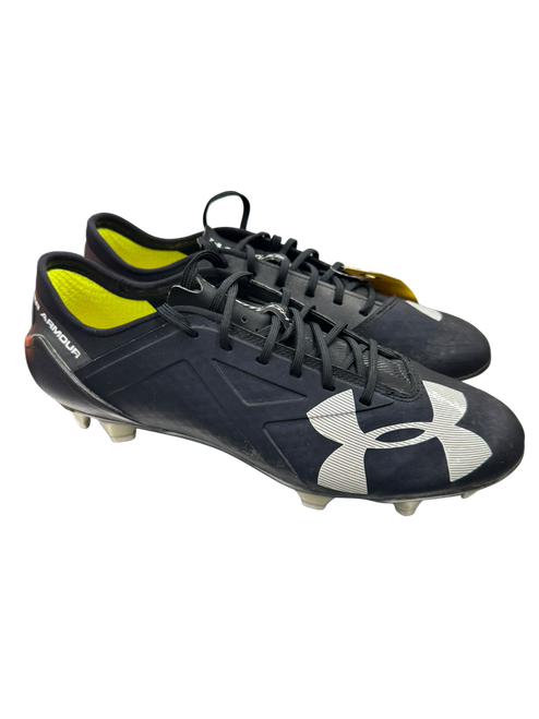 Vist Large View of Product Image Which is Used Under Armour Spotlight Soccer Cleats Black Senior 8