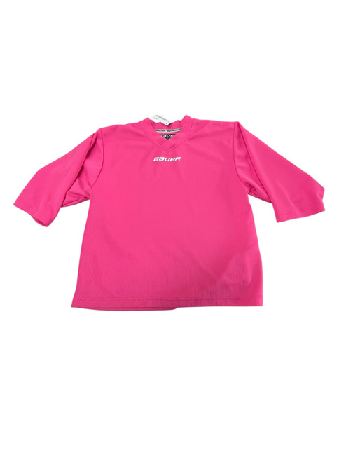 Vist Large View of Product Image Which is Used Bauer Hockey Practice Jersey Pink Youth
