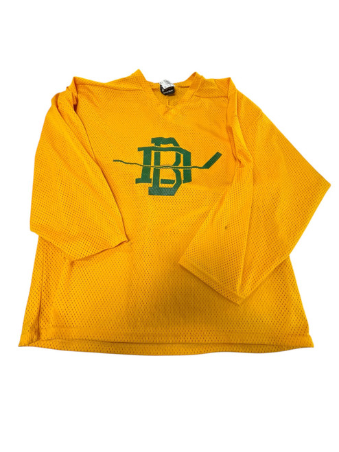 Vist Large View of Product Image Which is Used BEAVER DAM JERSEY Hockey Practice Jersey Yellow LG