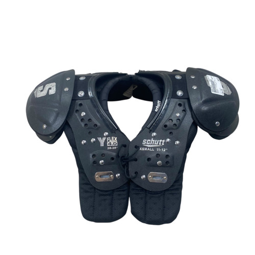 Vist Large View of Product Image Which is Used Schutt Y FLEX 11-12 FB Shoulder Pads Black XS