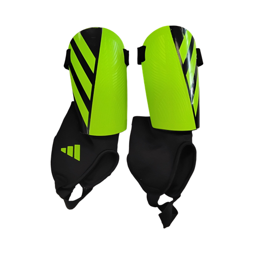 Vist Large View of Product Image Which is Used Adidas Soccer Shin Guards Junior Green LG