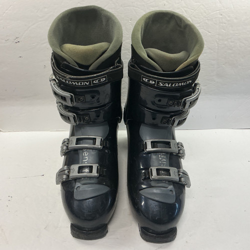 Vist Large View of Product Image Which is Used Salomon PERFORMA 5.0 Mens DH Ski Boot Navy Blue 300 MP - M12