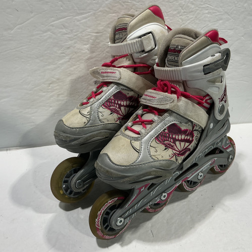 Vist Large View of Product Image Which is Used Bladerunner PHOENIX G 1-4 Junior Rec Fitness Skates White Adjustable