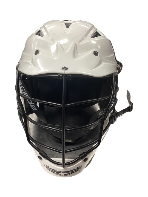 Vist Large View of Product Image Which is Used Cascade CPV-R Lacrosse Helmet White One Size
