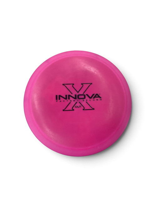 Vist Large View of Product Image Which is Used Innova LEOPARD Disc Golf Driver Pink