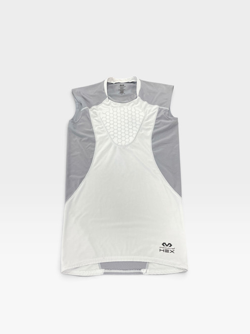 Vist Large View of Product Image Which is Used McDavid PADDED SHIRT FB Top Adult Grey SM