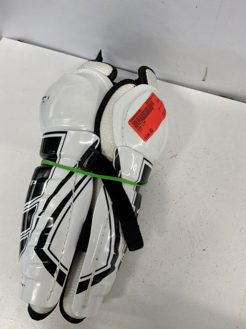 Vist Large View of Product Image Which is Used LTP SHINGAURDS WHITE 23CM Youth Shin Guards White 20"