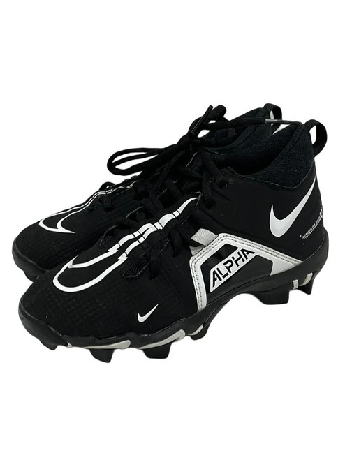 Vist Large View of Product Image Which is Used Nike Alpha Menace Shark Jr 3.5 FB Cleats Black 