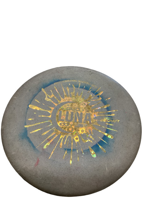 Vist Large View of Product Image Which is Used Discraft LUNA Disc Golf Putter Grey