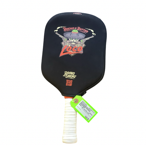 Vist Large View of Product Image Which is Used BREAD AND BUTTER LOCO Pickleball Racquet Black
