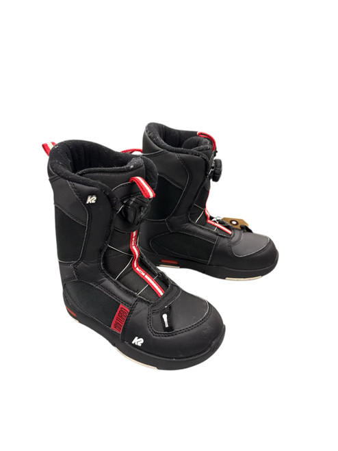 Vist Large View of Product Image Which is USED K2 MINI TURBO BOA BOYS SNOWBOARD BOOTS - SZ 01