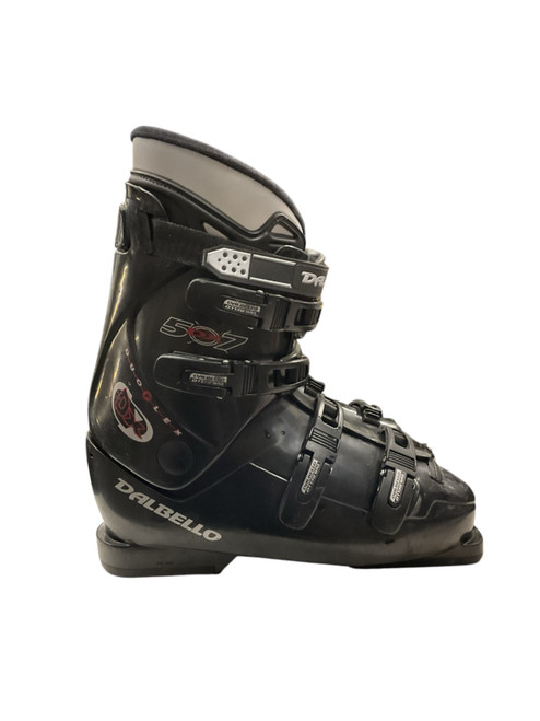 Vist Large View of Product Image Which is Used Dalbello DX 507 SZ 30.5 Mens DH Ski Boot Black 305 MP - M12.5