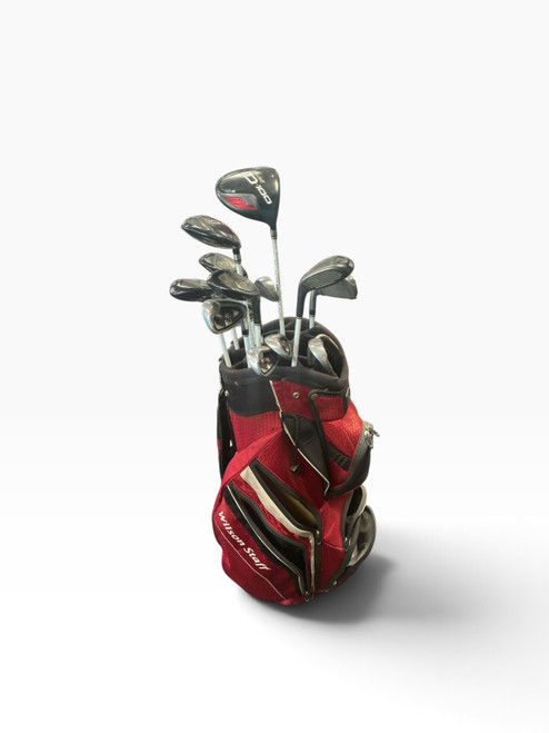Vist Large View of Product Image Which is Used Wilson D100 COMPLETE SET Mens Complete Set RH 14 Piece