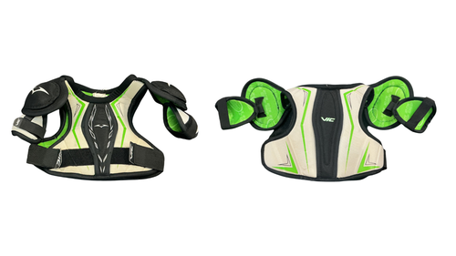 Vist Large View of Product Image Which is Used Powertek CX2 Youth Shoulder Pads LG