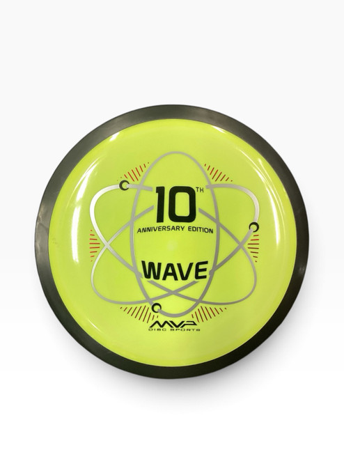 Vist Large View of Product Image Which is Used MVP WAVE Disc Golf Driver Yellow
