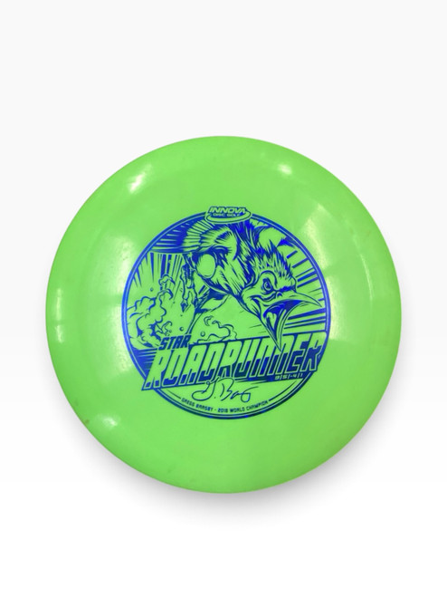 Vist Large View of Product Image Which is Used Innova STAR ROADRUNNER Disc Golf Driver Green
