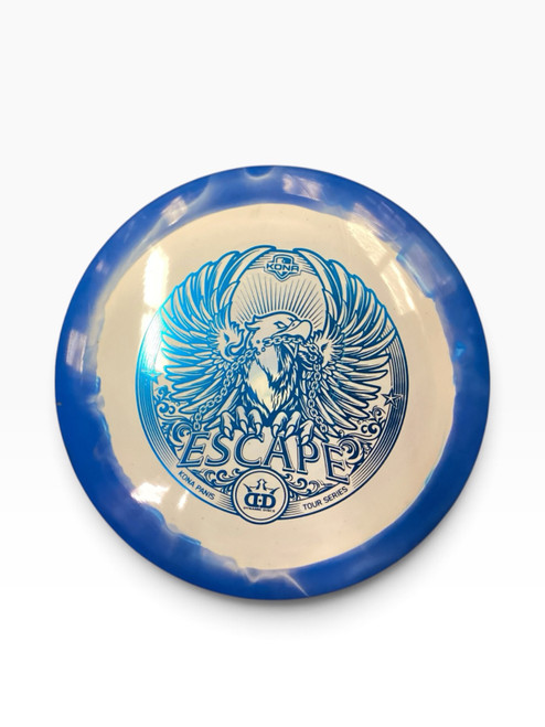 Vist Large View of Product Image Which is Used Dynamic Discs ESCAPE Disc Golf Driver Royal Blue