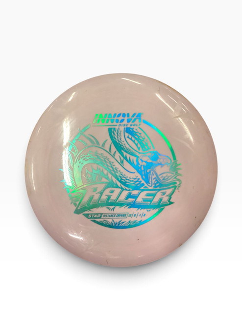Vist Large View of Product Image Which is Used Innova RACER Disc Golf Driver Pink