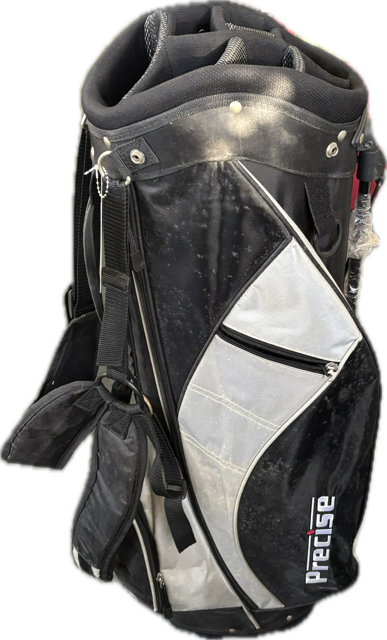 Vist Large View of Product Image Which is Used Precise BK/SLV STAND Mens Stand Bag Black