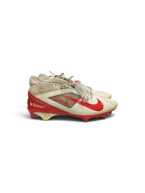 Vist Large View of Product Image Which is Used Nike Adult FB Cleats Red Senior 10.5
