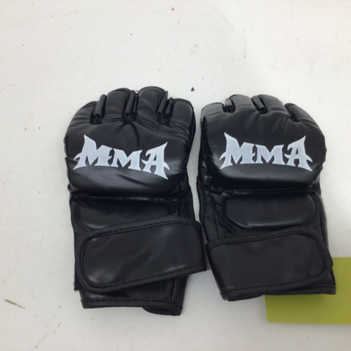 Vist Large View of Product Image Which is Used MMA GLOVES Martial Arts Gloves Black Senior