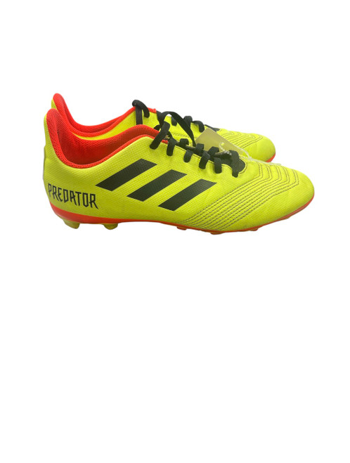 Vist Large View of Product Image Which is Used Adidas Soccer Cleats Yellow Youth 06.5