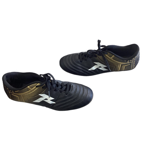 Vist Large View of Product Image Which is Used Soccer Cleats Black And Gold Senior 8