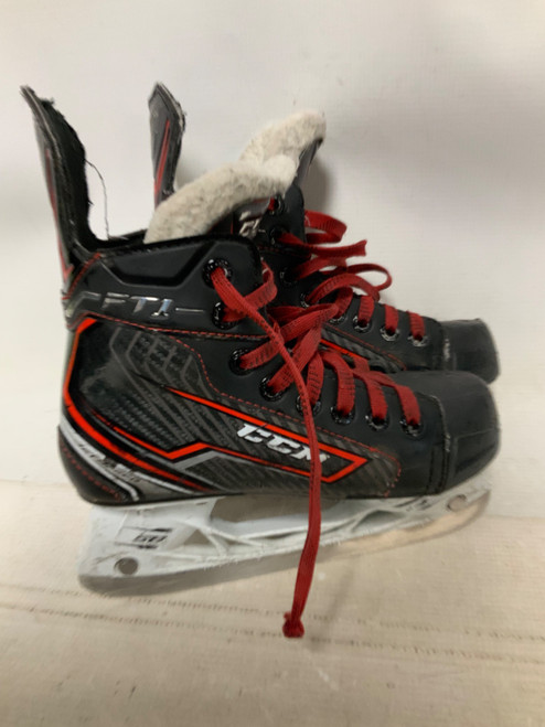 Vist Large View of Product Image Which is Used CCM JETSPEED FT1 Youth Hockey Skate Youth 13.5