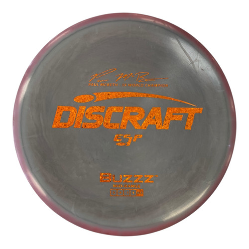 Vist Large View of Product Image Which is Used Discraft ESP BUZZZ Disc Golf Mid Range Grey
