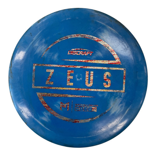 Vist Large View of Product Image Which is Used Discraft ZEUS Disc Golf Driver Royal Blue
