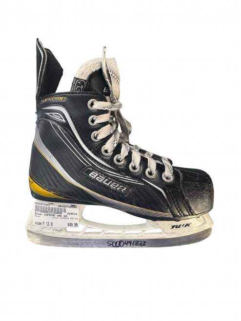 Vist Large View of Product Image Which is Used Bauer SUPREME ONE 60 Youth Hockey Skate Youth 13.0
