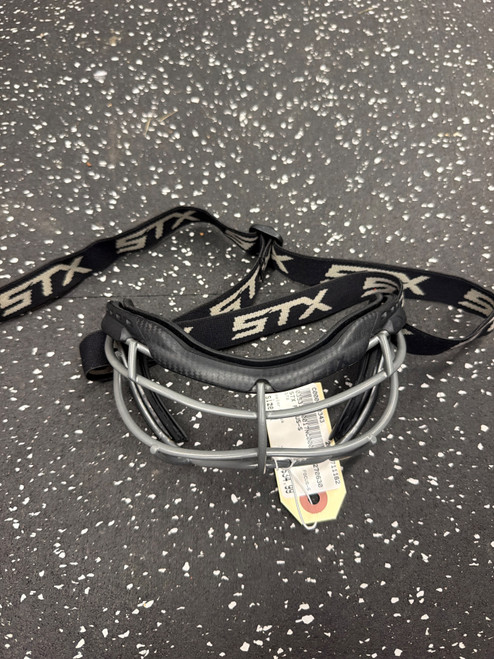 Vist Large View of Product Image Which is Used STX FOCUS-S Lacrosse Facial Protect Black Senior