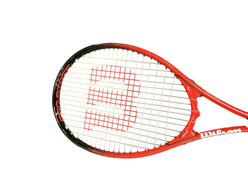 Vist Large View of Product Image Which is Used Wilson WILSON PRO STAFF PRECISION XL 110 Adult Tennis Racquet Red 4 3/8"
