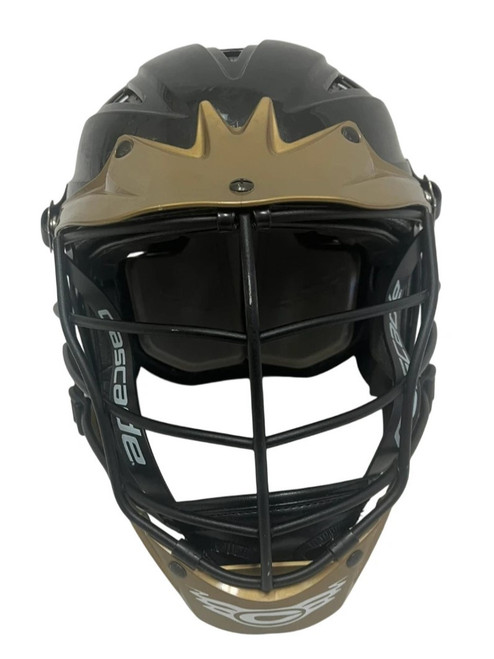 Vist Large View of Product Image Which is Used Cascade CPV-R S/M Lacrosse Helmet Black And Gold 