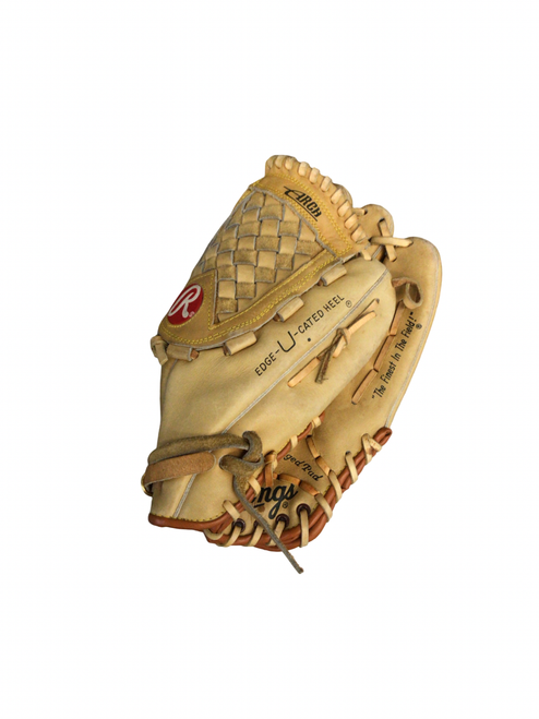 Vist Large View of Product Image Which is Used Rawlings FERNANDO VALENZUELA BB/SB Glove RH Throw Brown 13"