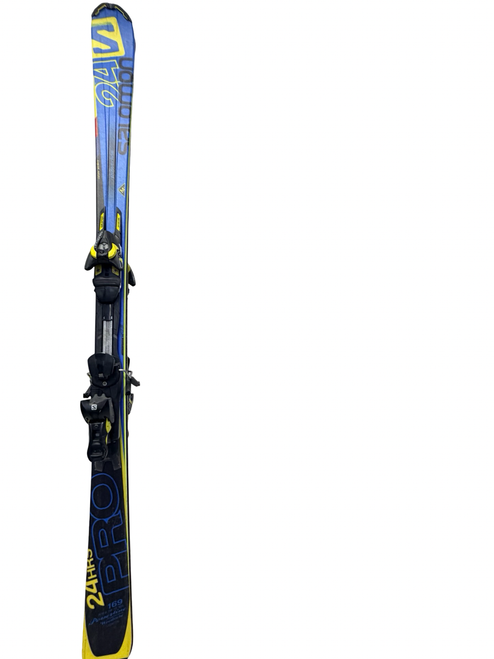 Vist Large View of Product Image Which is Used Salomon 2014 24 HRS PRO 169 cm Snow Skis w/ Salomon Z10 Bindings
