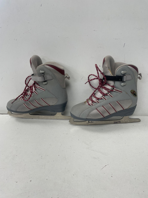 Vist Large View of Product Image Which is Used Jackson SOFTEC Womens Softboot Skate Tan Senior 9